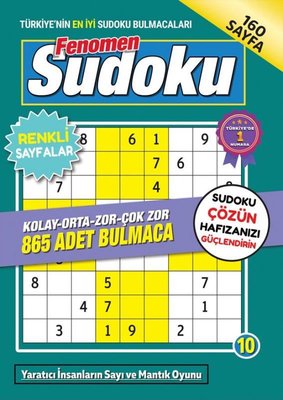 Fenomen Sudoku Bulmaca - 10 | Maxı Yayıncılık (İnce Kapak)