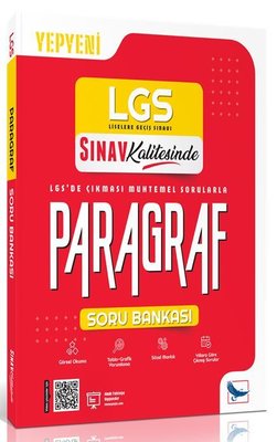 8. Sınıf LGS Paragraf Soru Bankası | Sınav Yayınları (İnce Kapak)