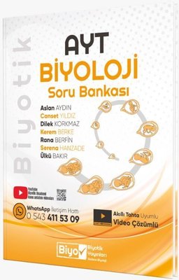 AYT Biyoloji Soru Bankası | Biyotik Yayınları (İnce Kapak)