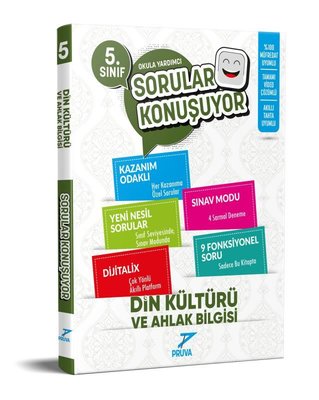 5. Sınıf Din Kültürü ve Ahlak Bilgisi Soru Bankası | Pruva Akademi (İnce Kapak)