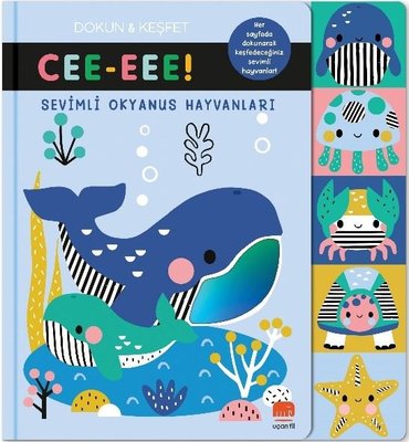 Sevimli Okyanus Hayvanları - Dokun Keşfet | Uçan Fil (Ciltli)
