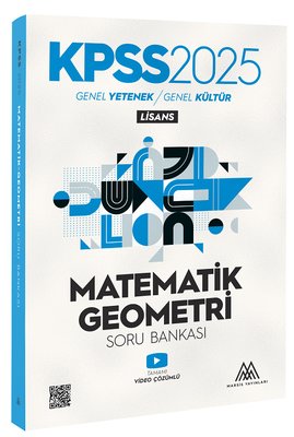 2025 KPSS Matematik - Geometri Soru Bankası Genel Yetenek Genel Kültür Lisans | Marsis Yayınları (İnce Kapak)
