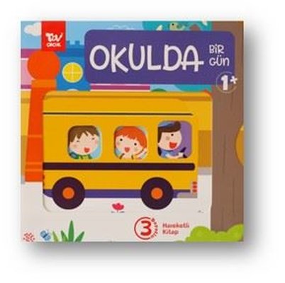Okulda Bir Gün - Hareketli 3D Kitap | Türkiye Diyanet Vakfı Yayınları (Ciltli)