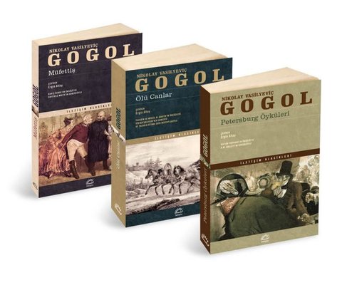 Nikolay Vasilyeviç Gogol Seti - 3 Kitap Takım | İletişim Yayınları (İnce Kapak)