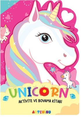 Unicorn - Aktivite ve Boyama Kitabı | Artenino Yayıncılık (İnce Kapak)