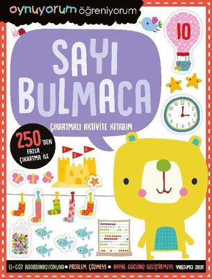 Oynuyorum Öğreniyorum - Sayı Bulmaca - Çıkartmalı Aktivite Kitabım | İndigo Çocuk (İnce Kapak)