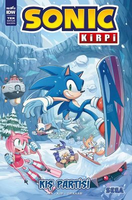 Kirpi Sonic - Kış Partisi | Presstij Kitap (İnce Kapak)