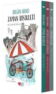 Zaman Bisikleti Üçlemesi Seti - 3 Kitap Takım - Kutulu | Can Çocuk Yayınları (İnce Kapak)