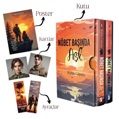Nöbet Başında Aşk Seti - 2 Kitap Takım - Kutulu | Parola Yayınları (İnce Kapak)