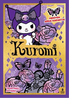 Kuromi - Parti Zamanı Çıkartmalı Boyama Kitabı | Doğan Çocuk (İnce Kapak)