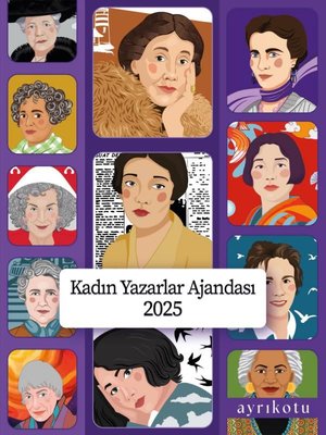 2025 Kadın Yazarlar Ajandası | Ayrıkotu Yayınları (İnce Kapak)