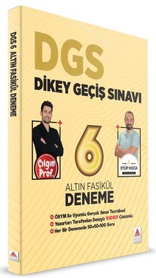 DGS 6 Altın Fasikül Deneme | Delta Kültür Yayınevi (İnce Kapak)