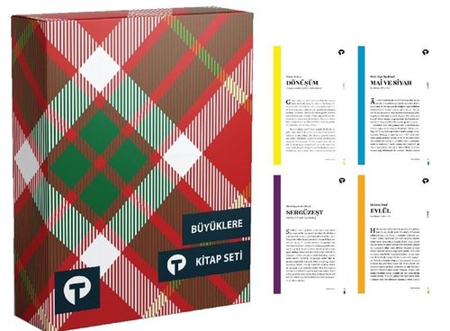 Büyüklere Kitap Seti 1 - 4 Kitap Takım | Turkuvaz Kitap (İnce Kapak)