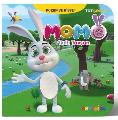 TRT Çocuk - Momo Akıllı Tavşan - Dokun ve Hisset | Artenino Yayıncılık (İnce Kapak)