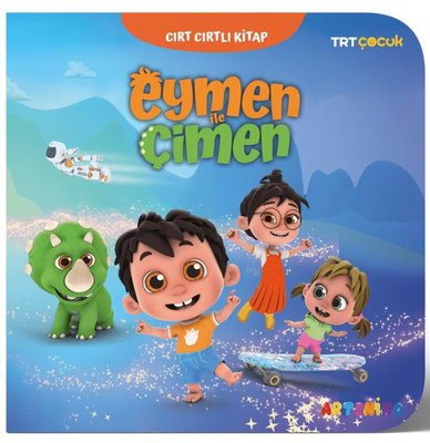 TRT Çocuk - Eymen İle Çimen - Cırt Cırtlı Kitap | Artenino Yayıncılık (İnce Kapak)