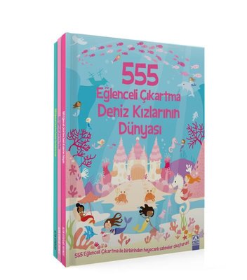 555 Çıkartma Seti - 3 Kitap Takım | Altın Kitaplar (İnce Kapak )