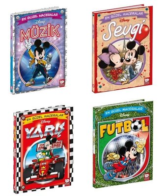 Disney Çizgi Roman Seti - 4 Kitap Takım | Beta Kids (İnce Kapak )