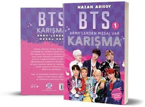 Army'lerden Mesaj Var - BTS Cilt 1 - Kokulu Kitap - Poster ve Sticker Hediyeli | Dokuz Yayınları (İnce Kapak )