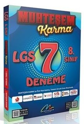 Muhteşem Karma LGS 7'li Deneme Seti | Muhteşem Yayınları (İnce Kapak )