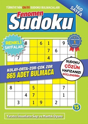 Fenomen Sudoku Bulmaca - 15 | Maxı Yayıncılık (İnce Kapak )