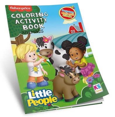 Little People Coloring Activity Book Anımals | Ks Games (İnce Kapak )
