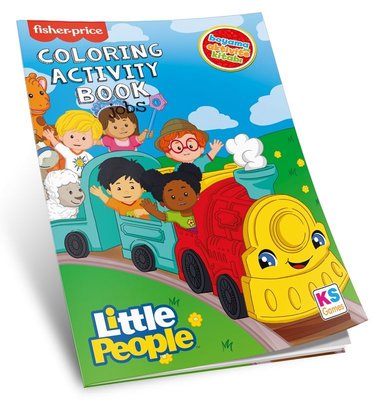 Little People Coloring Activity Book Jobs | Ks Games (İnce Kapak )