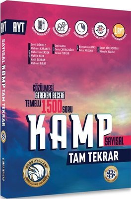 AYT Kamp Sayısal Tam Tekrar | Bilgi Sarmal Yayınları (İnce Kapak)