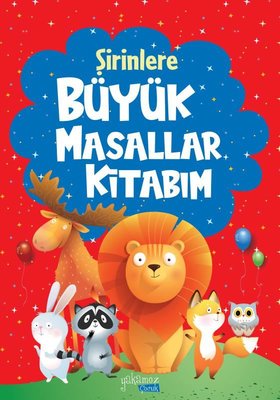Şirinlere Büyük Masallar Kitabım - Kırmızı | Yakamoz Yayınları (Ciltli)