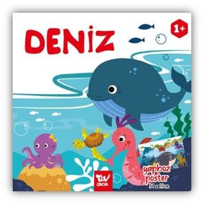 Deniz - Yapboz Poster Kitap | Türkiye Diyanet Vakfı Yayınları (Ciltli)