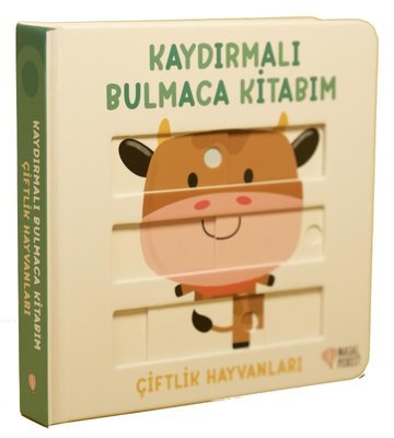 Kaydırmalı Bulmaca Kitabım - Çiftlik Hayvanları | Masalperest (Ciltli)