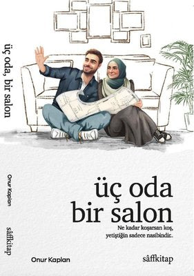 Üç Oda Bir Salon | Saff Kitap (İnce Kapak)