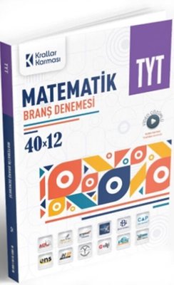 TYT Matematik 40 X 12 Branş Denemesi | Krallar Karması (İnce Kapak)