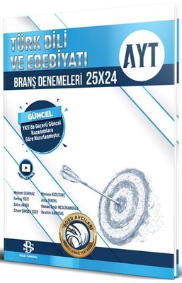 AYT Türk Dili ve Edebiyatı 25 X 24 Branş Denemeleri | Bilgi Sarmal Yayınları (İnce Kapak)