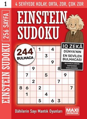 Einstein Sudoku | Maxi Yayıncılık (İnce Kapak)