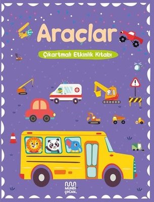Araçlar - Çıkartmalı Etkinlik Kitabı | Mundi (İnce Kapak)