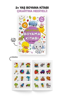 Çıkartmalı Boyama Kitabı 2 Yaş + | Bilgi Park Yayınları (İnce Kapak)
