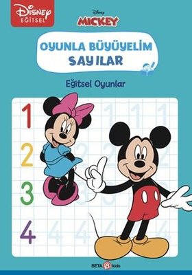 Disney Eğitsel Pixar - Oyunla Büyüyelim - Sayılar - Eğitsel Oyunlar | Beta Kids (İnce Kapak)
