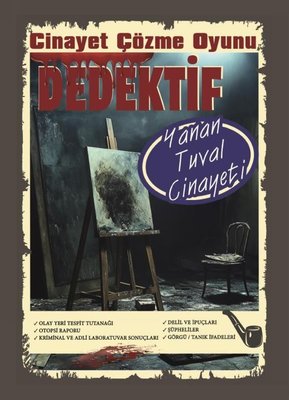 Yanan Tuval Cinayeti - Dedektif Cinayet Çözme Oyunu | Kolektif (İnce Kapak)