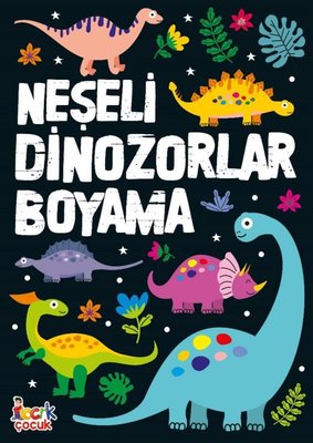Neşeli Dinozorlar Boyama | Erdi Doğan (İnce Kapak)