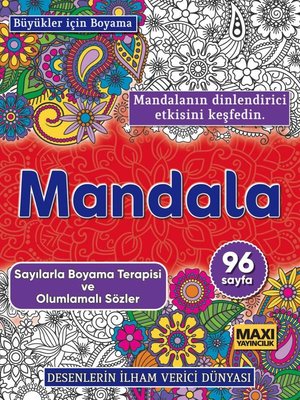 Mandala - Sayılarla Boyama Terapisi ve Olumlamalı Sözler | Kolektif (İnce Kapak)