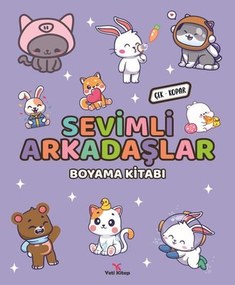 Sevimli Arkadaşlar Boyama Kitabı | Kolektif (İnce Kapak)