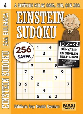 Einstein Sudoku 4 | Maxi Yayıncılık (İnce Kapak)