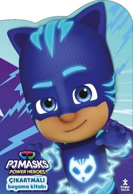 Pjmasks Power Heroes - Çıkartmalı Boyama Kitabı | Doğan Çocuk (İnce Kapak)