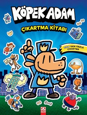 Köpek Adam Çıkartma Kitabı | Altın Kitaplar (İnce Kapak)