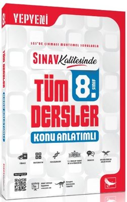 8. Sınıf Sınav Kalitesinde LGS Tüm Dersler Konu Anlatımlı | Sınav Yayınları (İnce Kapak)