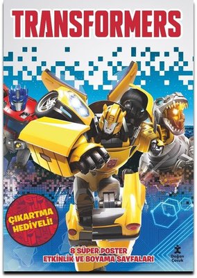 Transformers Etkinlik ve Boyama Sayfaları | Doğan Çocuk (İnce Kapak)