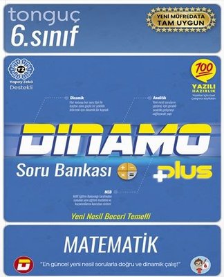 6. Sınıf Dinamo Matematik Soru Bankası | Tonguç Akademi (İnce Kapak)