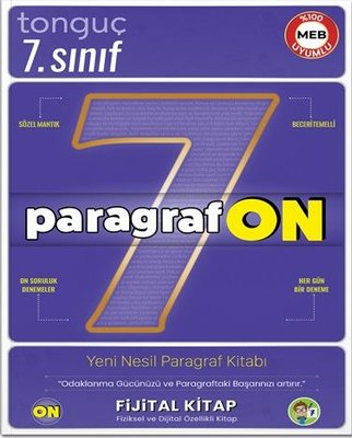 7. Sınıf ParagrafON Soru Bankası | Tonguç Akademi (İnce Kapak)