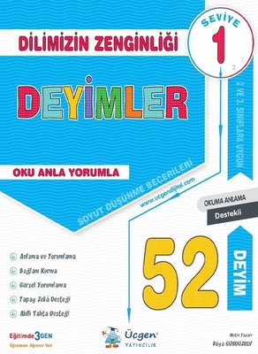 Dilimizin Zenginliği 1. Seviye - Deyimler | Üçgen Yayıncılık (İnce Kapak)