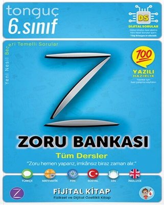 6. Sınıf Zoru Bankası Tüm Dersler |Tonguç Akademi (İnce Kapak)
